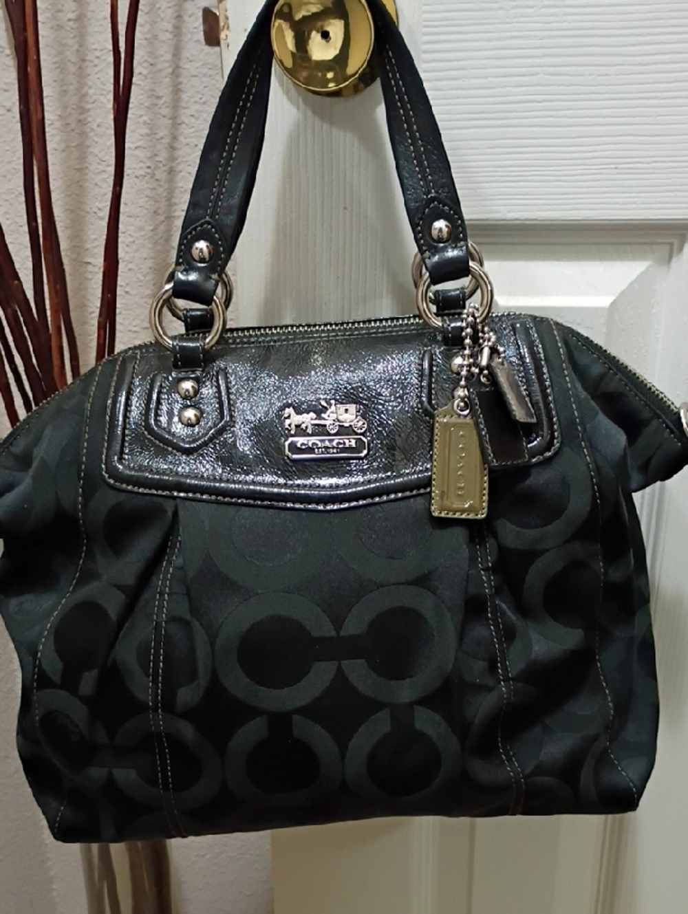 Coach bag black ashley